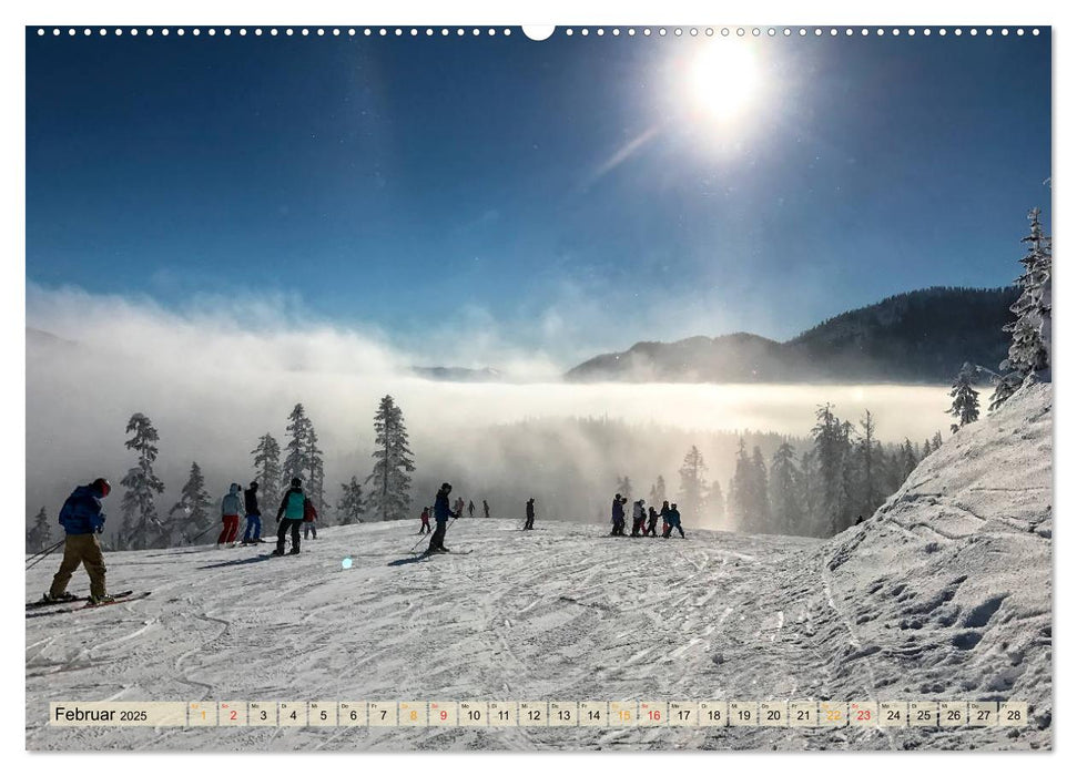 Skifahren - so schön (CALVENDO Premium Wandkalender 2025)