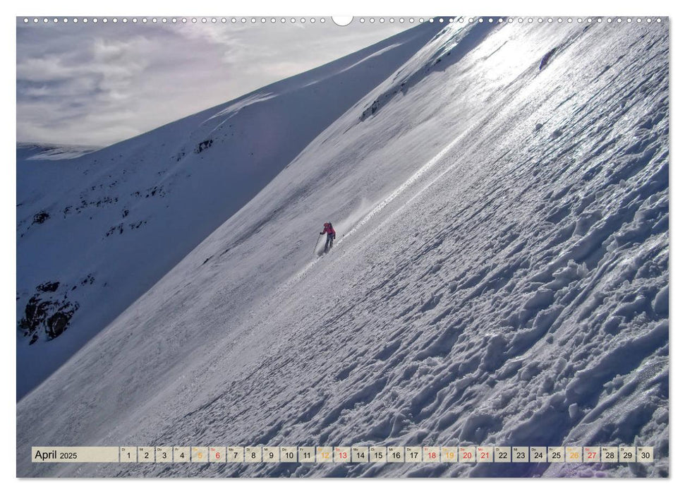 Skifahren - so schön (CALVENDO Premium Wandkalender 2025)