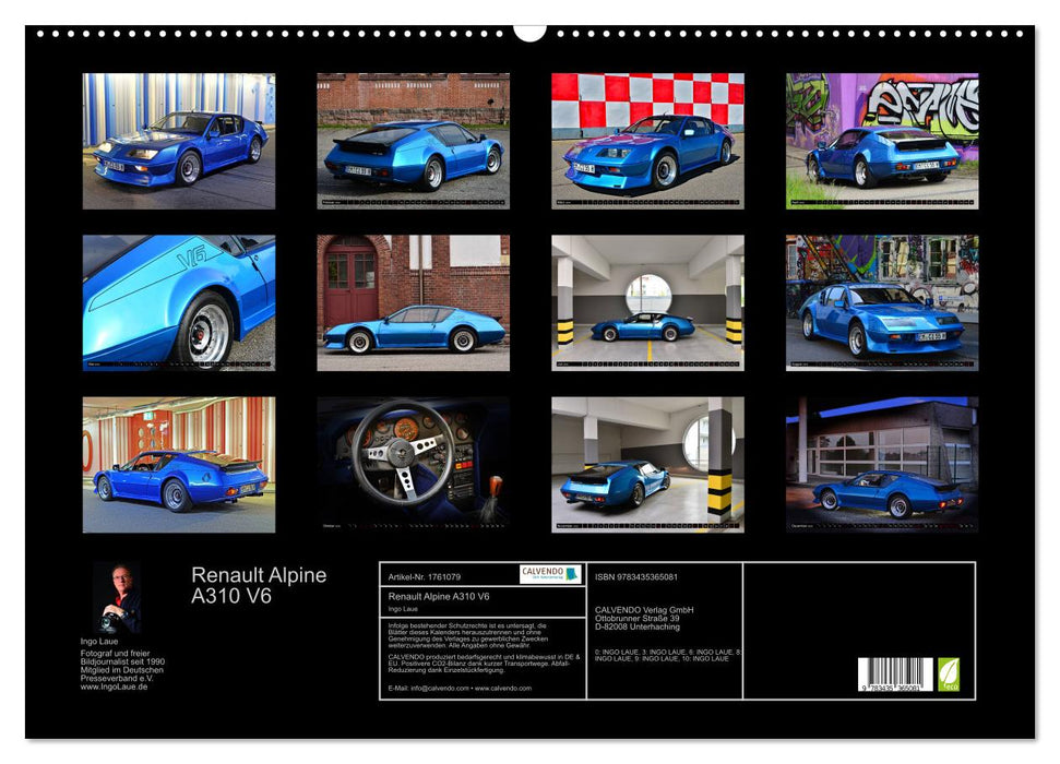 Renault Alpine A310 V6 (CALVENDO Wandkalender 2025)