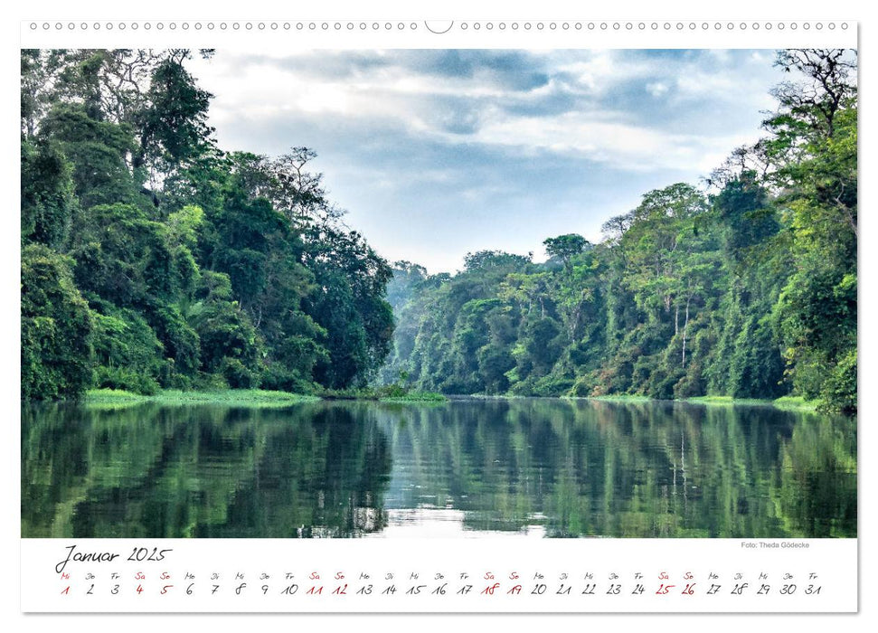 Natur pur, Costa Rica (CALVENDO Premium Wandkalender 2025)