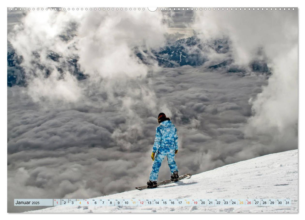 Snowboard - so cool (CALVENDO Premium Wandkalender 2025)