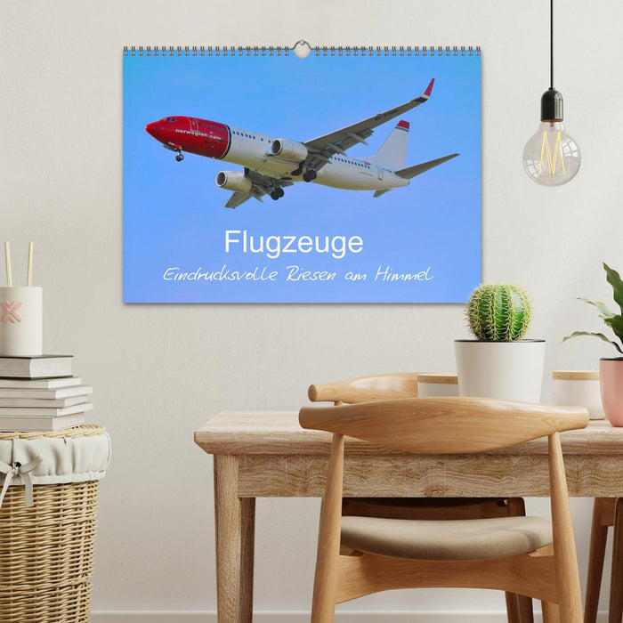 Flugzeuge - Eindrucksvolle Riesen am Himmel (CALVENDO Wandkalender 2025)