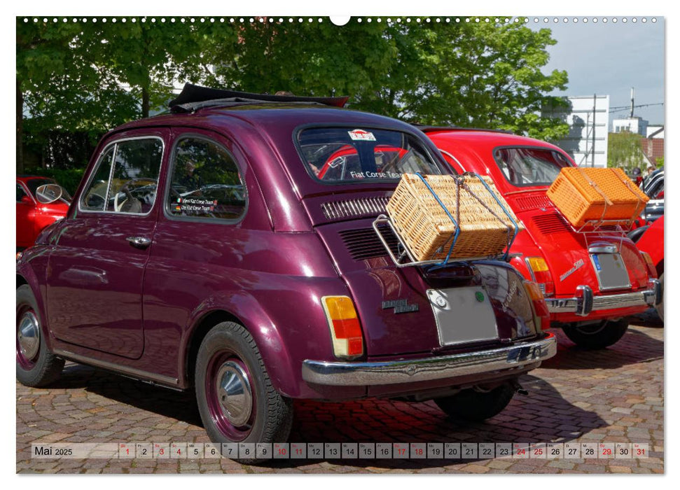 Cinquecento Der kleine Italiener - 60 Jahre zeitloses Kultobjekt (CALVENDO Premium Wandkalender 2025)