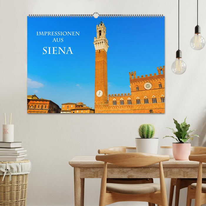 Impressionen aus Siena (CALVENDO Wandkalender 2025)