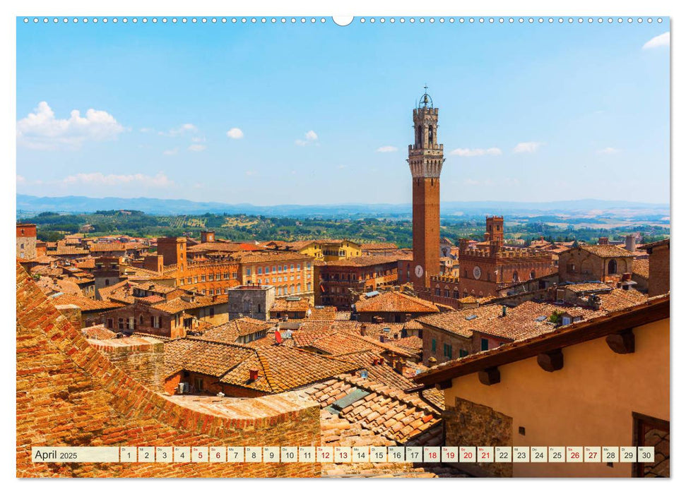 Impressionen aus Siena (CALVENDO Wandkalender 2025)