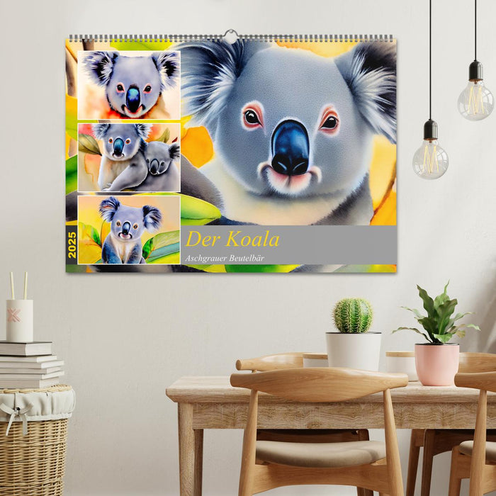 Der Koala 2025. Aschgrauer Beutelbär (CALVENDO Wandkalender 2025)