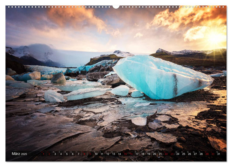 Island - Natur im Fokus (CALVENDO Premium Wandkalender 2025)