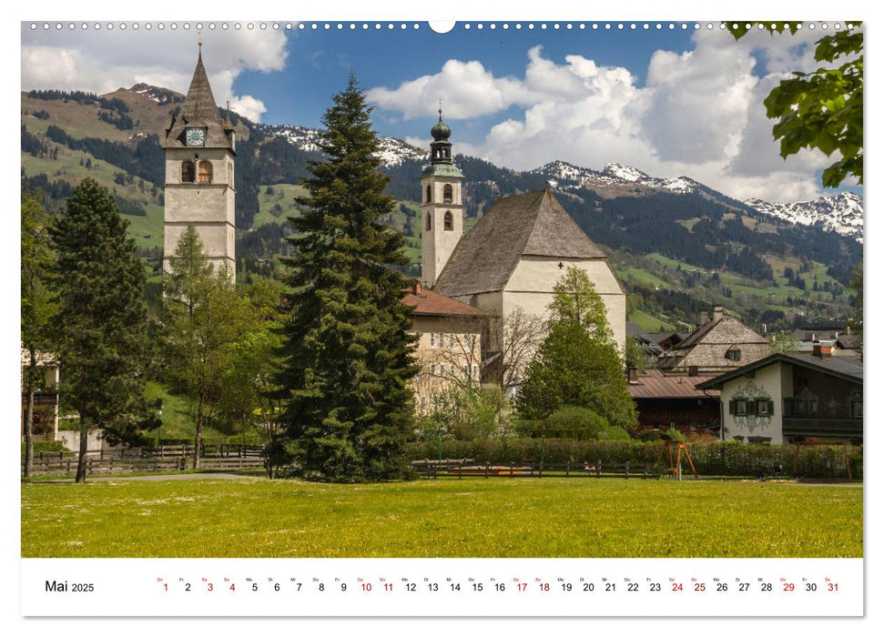 Kitzbühel, Sportstadt und Wanderparadies (CALVENDO Premium Wandkalender 2025)