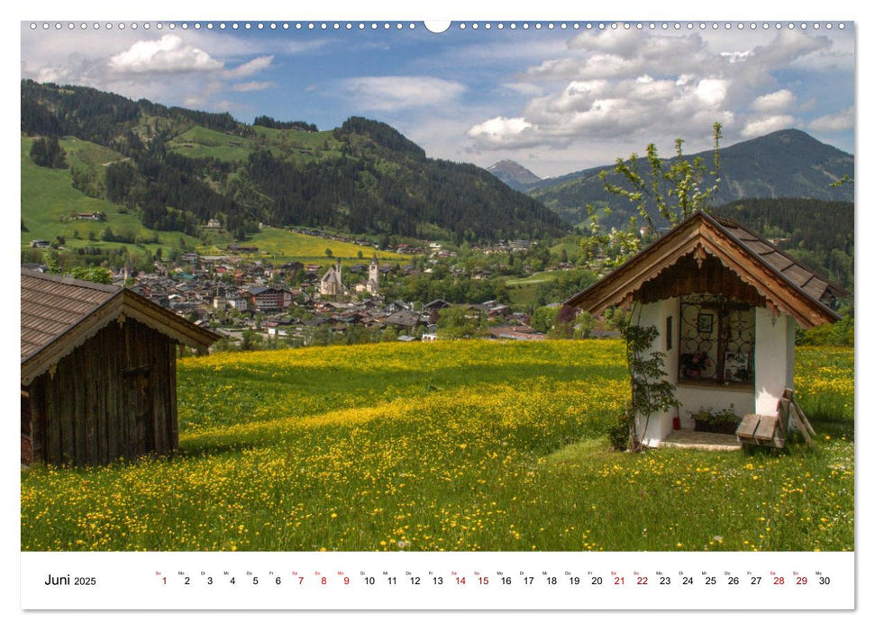 Kitzbühel, Sportstadt und Wanderparadies (CALVENDO Premium Wandkalender 2025)