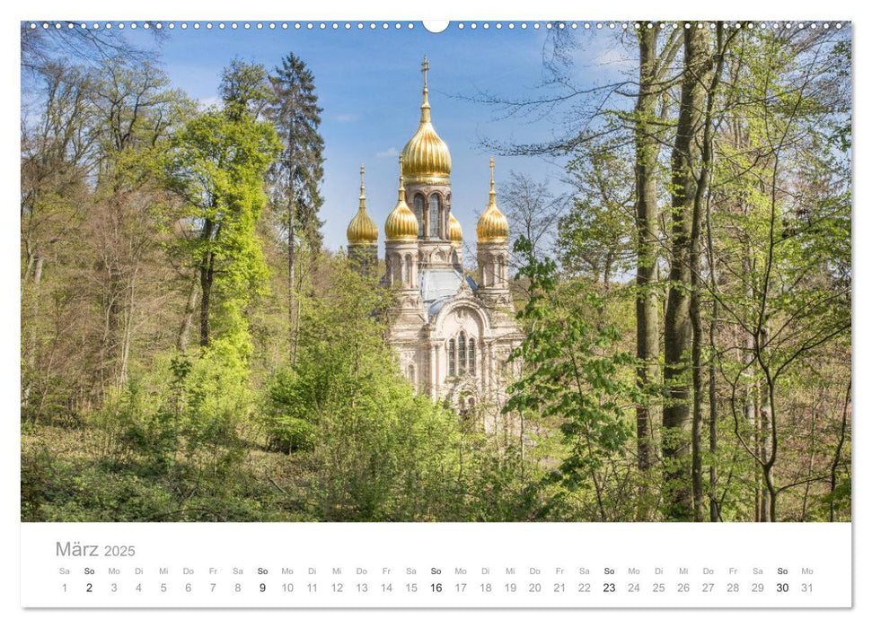 Wiesbaden wunderbar (CALVENDO Premium Wandkalender 2025)