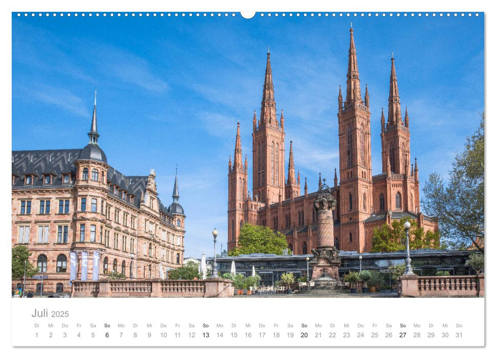 Wiesbaden wunderbar (CALVENDO Premium Wandkalender 2025)