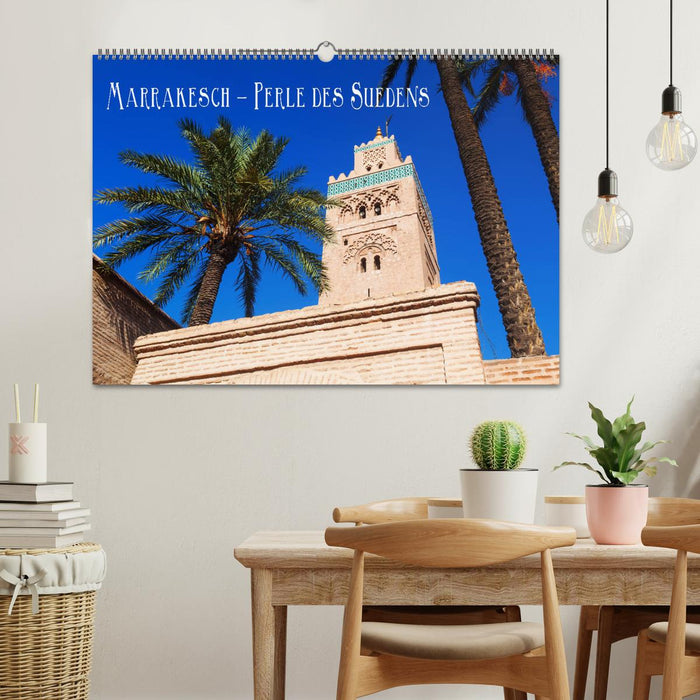 Marrakesch - Perle des Südens (CALVENDO Wandkalender 2025)