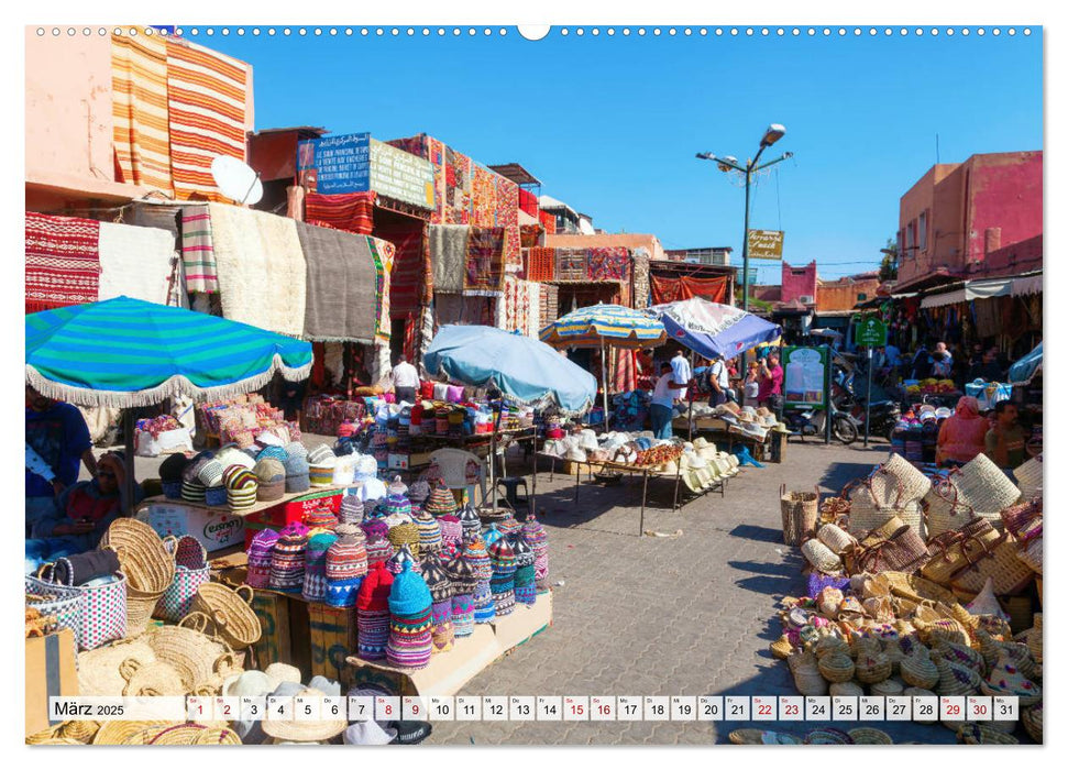 Marrakesch - Perle des Südens (CALVENDO Wandkalender 2025)