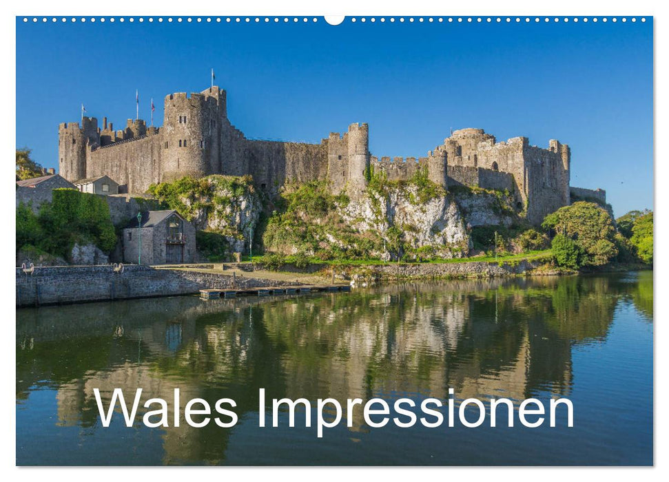 Wales Impressionen (CALVENDO Wandkalender 2025)