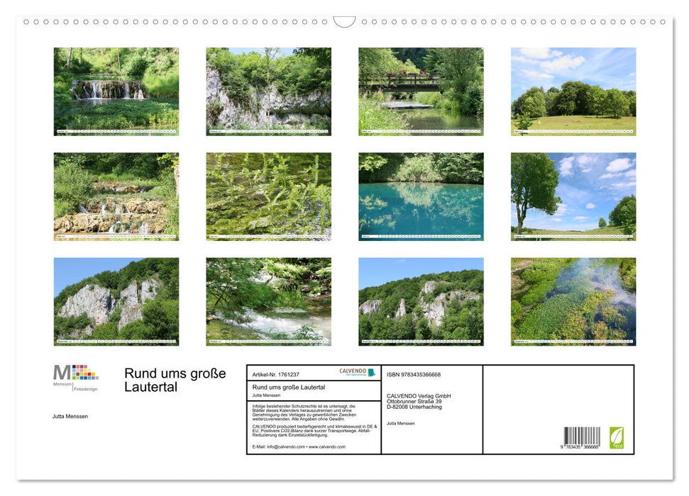 Rund ums große Lautertal (CALVENDO Wandkalender 2025)