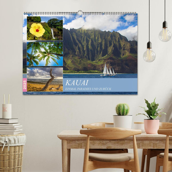 Kauai - Einmal Paradies und zurück (CALVENDO Wandkalender 2025)