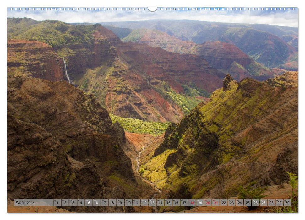 Kauai - Einmal Paradies und zurück (CALVENDO Wandkalender 2025)