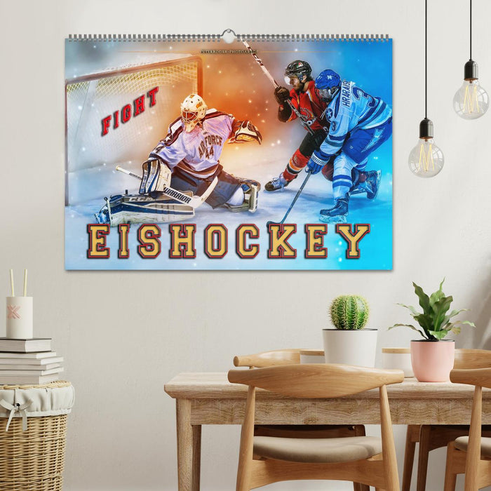 Eishockey - Fight (CALVENDO Wandkalender 2025)