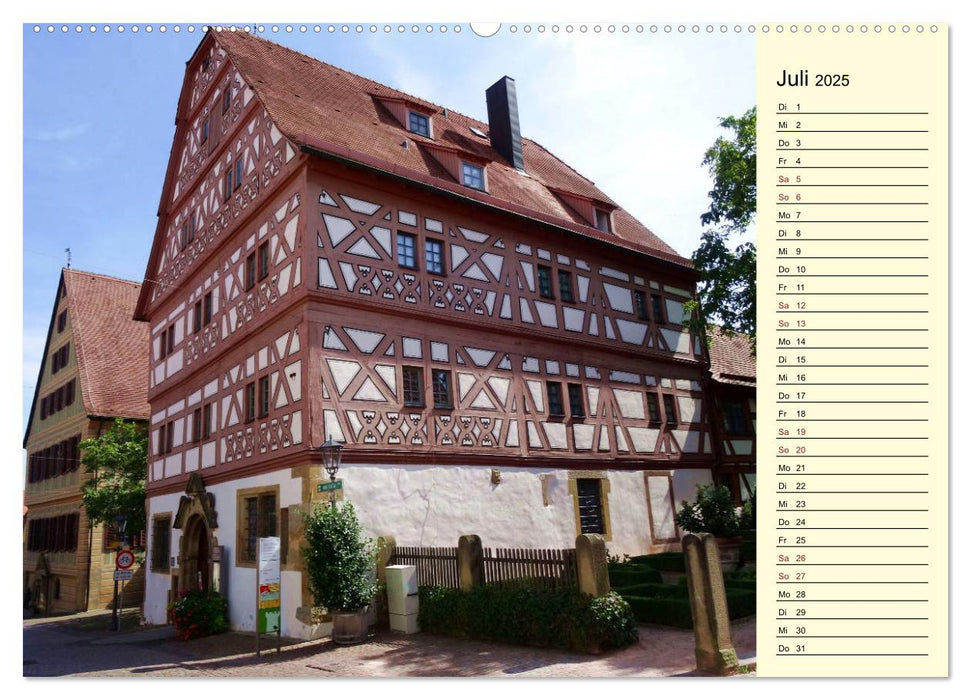 Unterwegs in Bietigheim-Bissingen (CALVENDO Premium Wandkalender 2025)