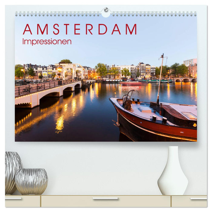 AMSTERDAM Impressionen (CALVENDO Premium Wandkalender 2025)