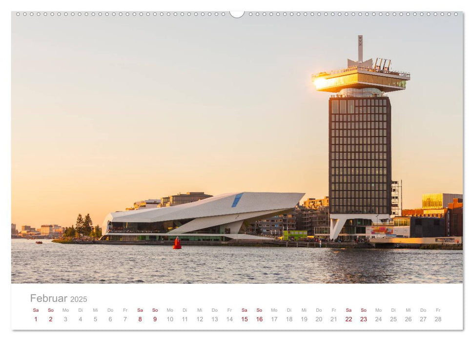 AMSTERDAM Impressionen (CALVENDO Premium Wandkalender 2025)