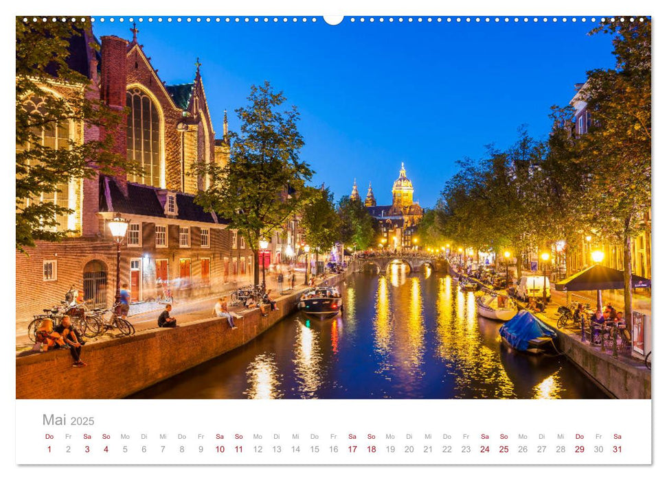 AMSTERDAM Impressionen (CALVENDO Premium Wandkalender 2025)