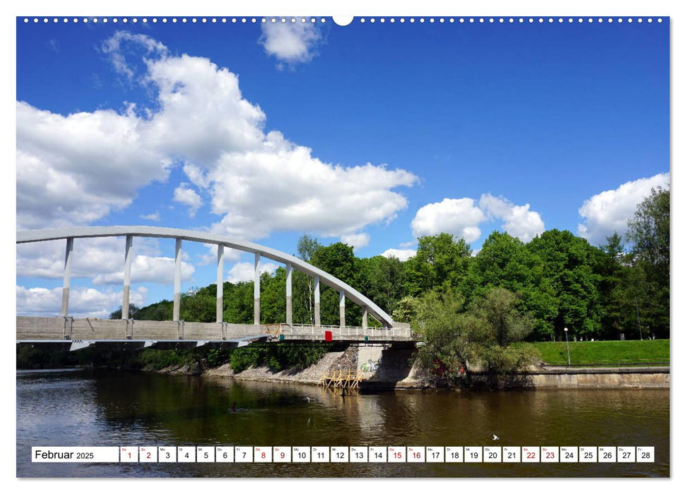 Malerisches Dorpat - Estlands Universitätsstadt Tartu (CALVENDO Wandkalender 2025)