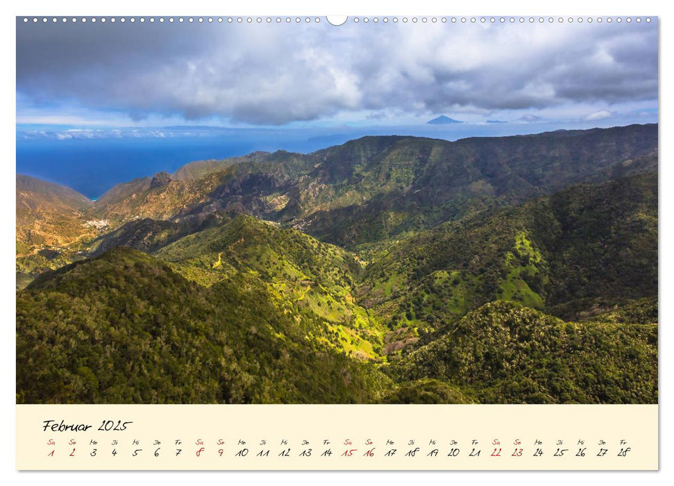 Auf Schusters Rappen ... La Gomera (CALVENDO Premium Wandkalender 2025)