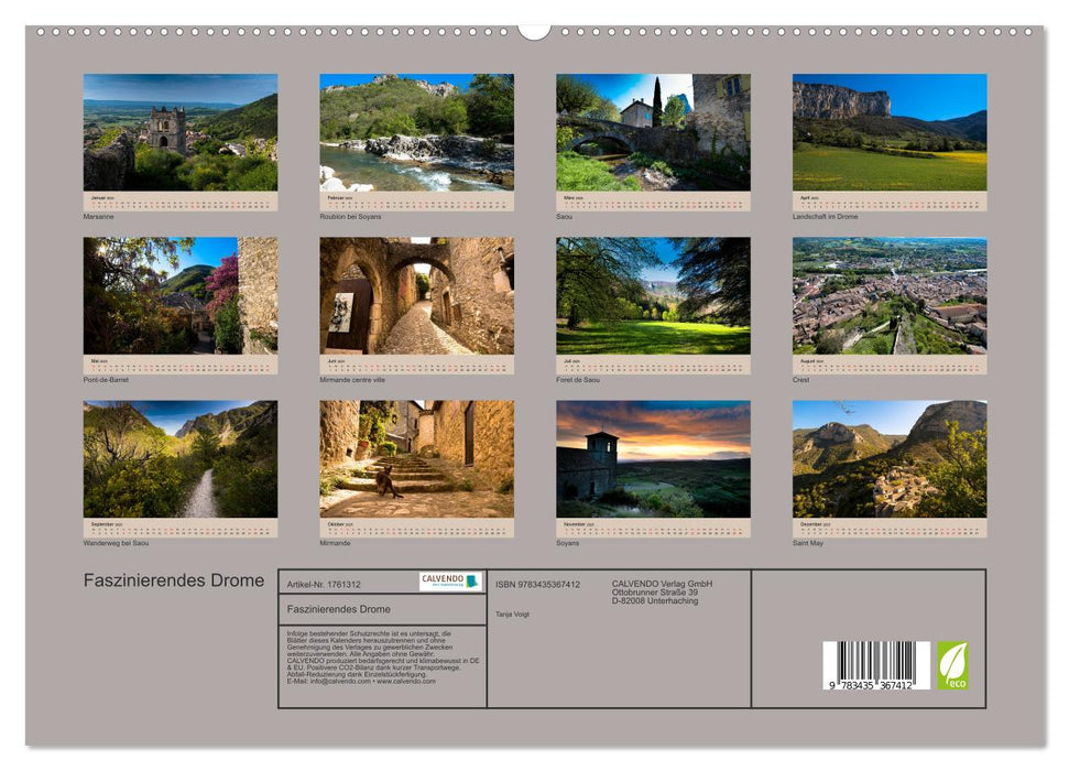 Faszinierendes Drome (CALVENDO Premium Wandkalender 2025)