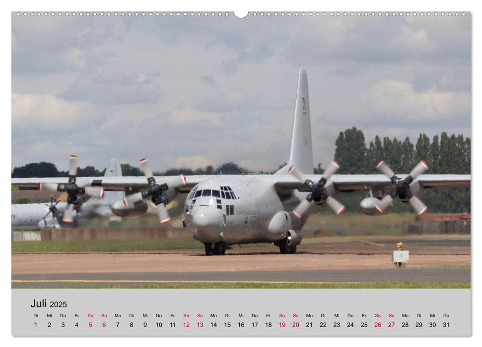 Transportflugzeug C-130 Hercules (CALVENDO Premium Wandkalender 2025)