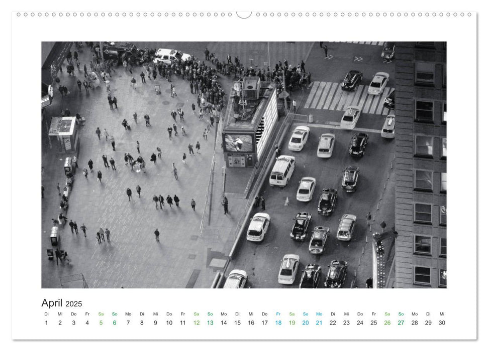 New York in schwarz weiss (CALVENDO Premium Wandkalender 2025)