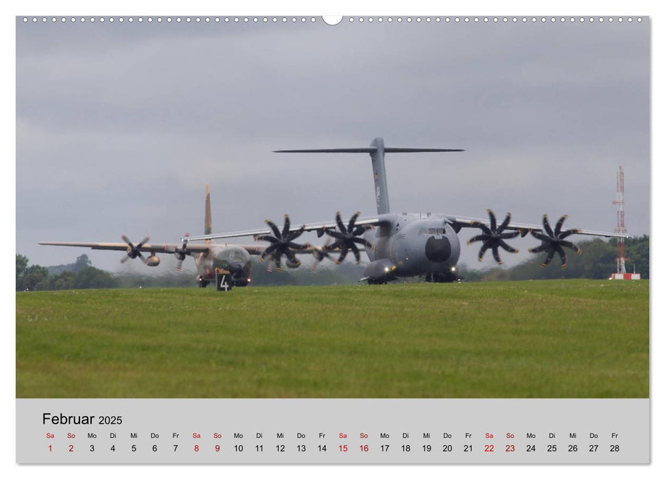 Transportflugzeug Airbus A400M Atlas (CALVENDO Premium Wandkalender 2025)