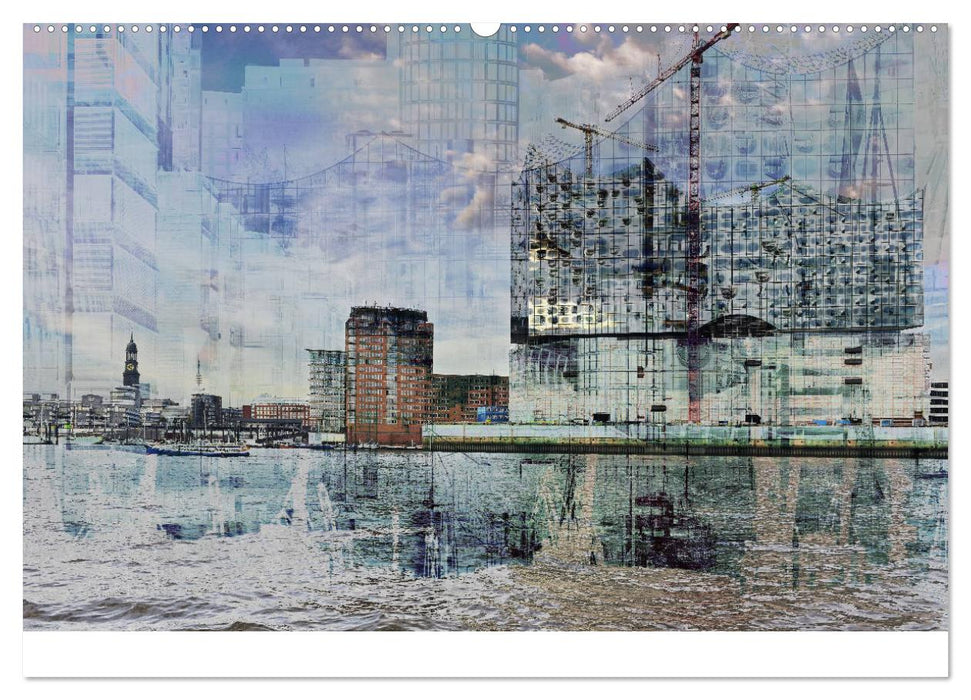 Elbphilharmonie-ARTig (CALVENDO Wandkalender 2025)