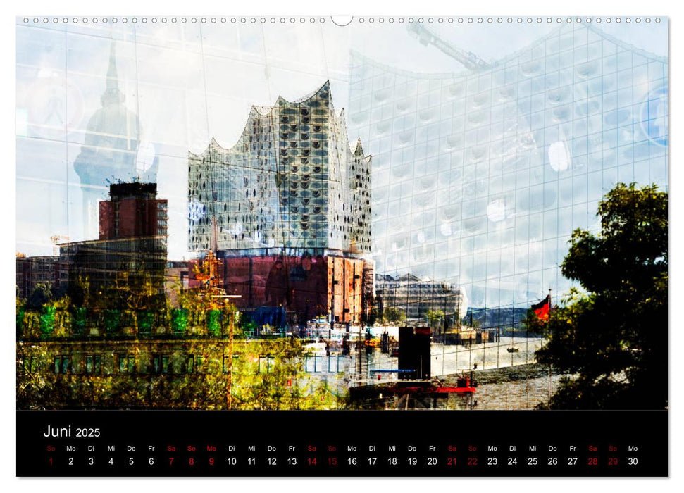 Elbphilharmonie-ARTig (CALVENDO Wandkalender 2025)