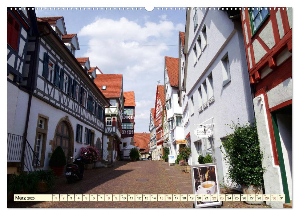 Unterwegs in Bietigheim-Bissingen (CALVENDO Premium Wandkalender 2025)