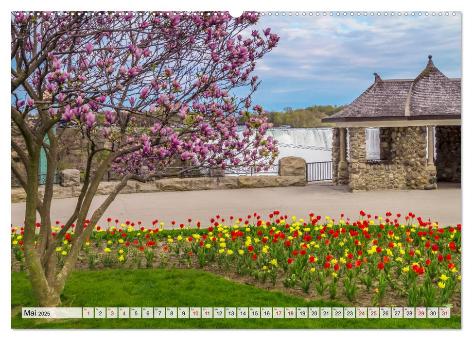 NIAGARAFÄLLE Idyllische Impressionen bei Tag und Nacht (CALVENDO Wandkalender 2025)