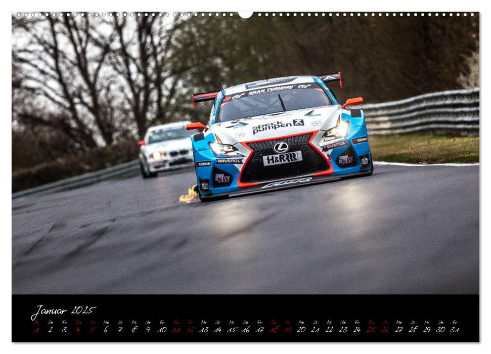 Emotions on Track - Langstreckenmeisterschaft am Nürburgring - GT3 (CALVENDO Premium Wandkalender 2025)