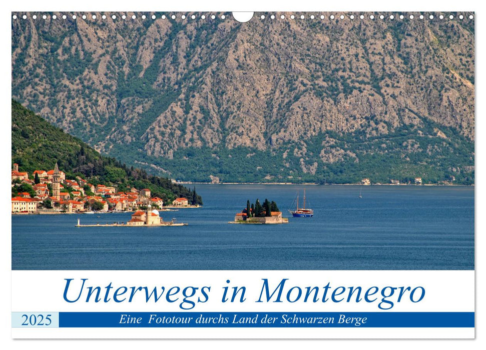 Unterwegs in Montenegro (CALVENDO Wandkalender 2025)