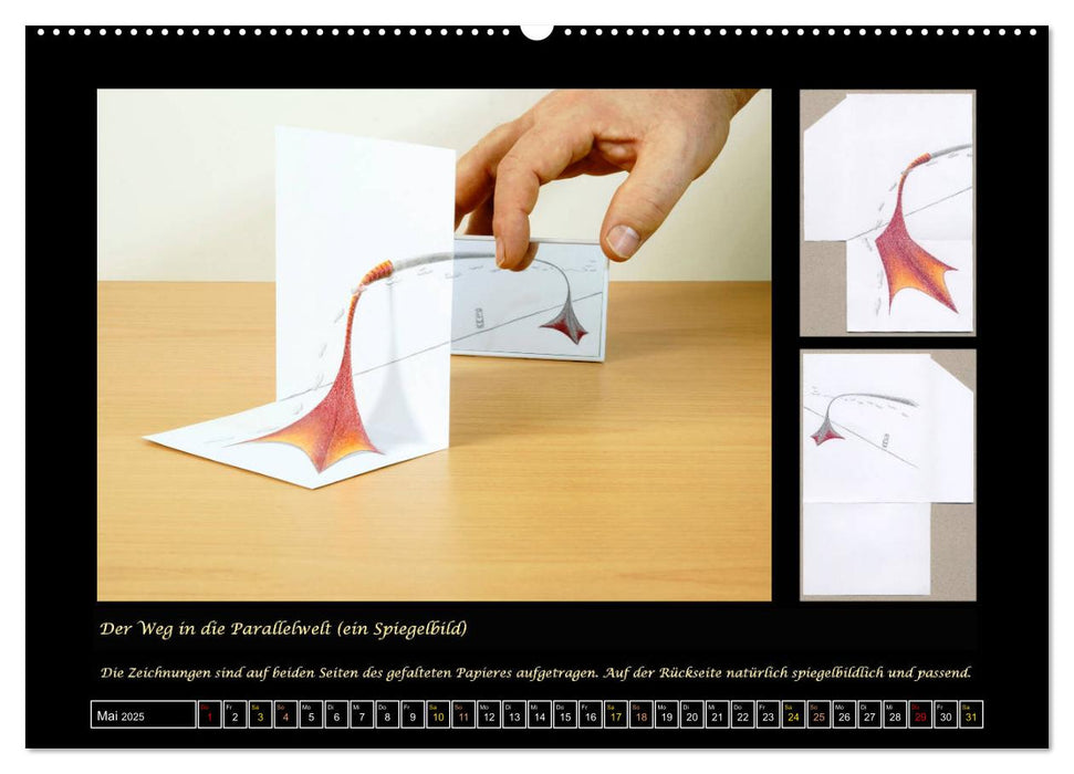 gezeichnete Illusionen (CALVENDO Wandkalender 2025)