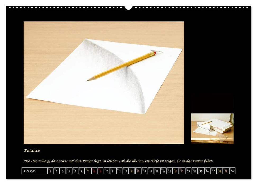 gezeichnete Illusionen (CALVENDO Wandkalender 2025)