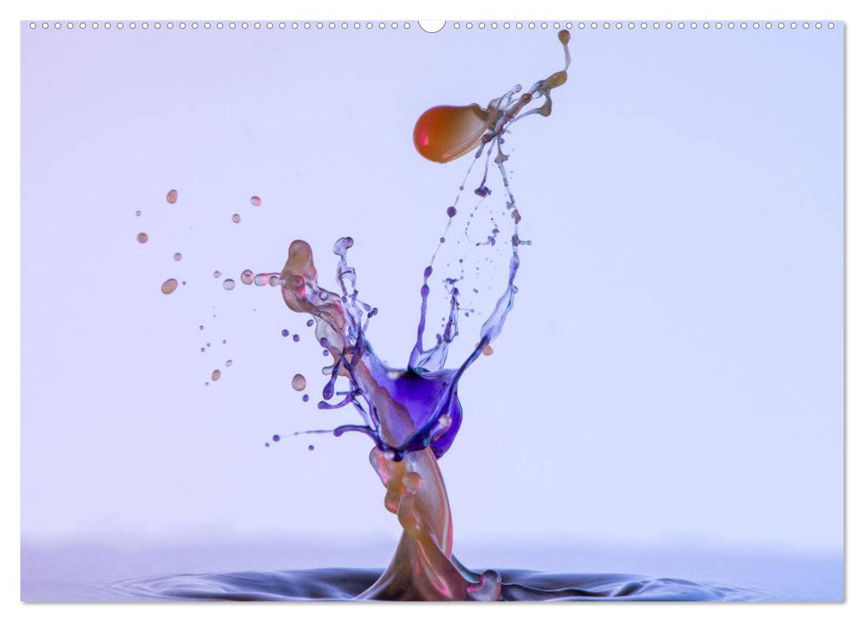 Liquid Art, Faszination Tropfenfotografie (CALVENDO Premium Wandkalender 2025)