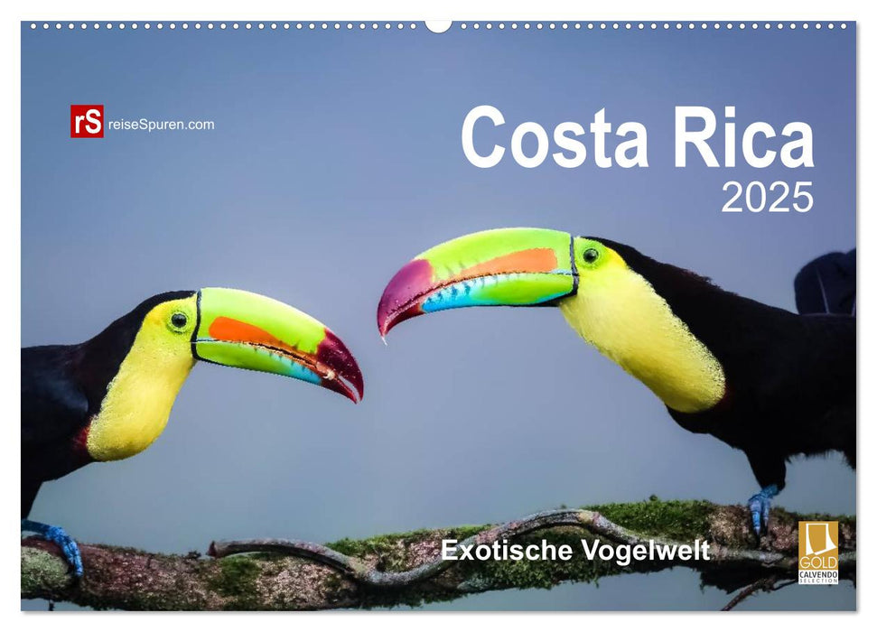 Costa Rica 2025 Exotische Vogelwelt (CALVENDO Wandkalender 2025)