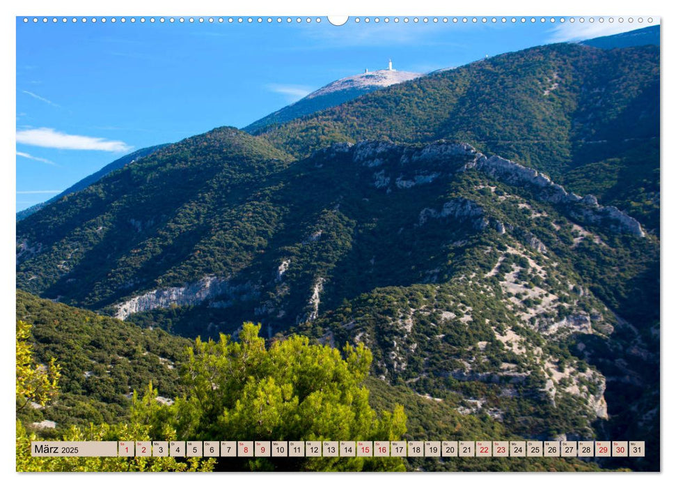 Magisches Land des Ventoux (CALVENDO Premium Wandkalender 2025)