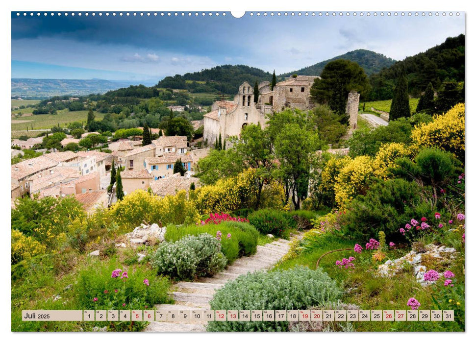 Magisches Land des Ventoux (CALVENDO Premium Wandkalender 2025)