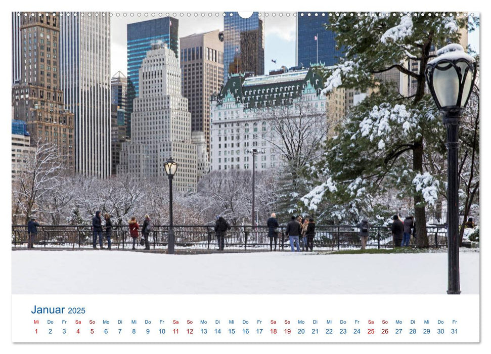 Die New Yorker City (CALVENDO Premium Wandkalender 2025)