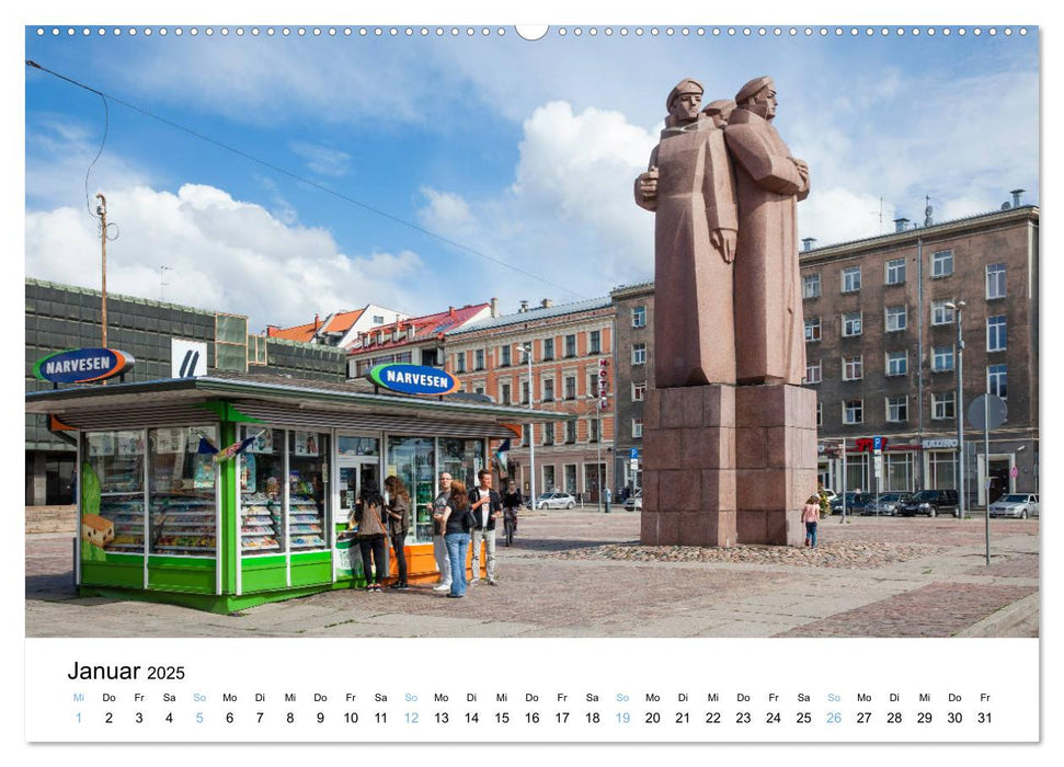 Riga - Metropole des Baltikums (CALVENDO Wandkalender 2025)