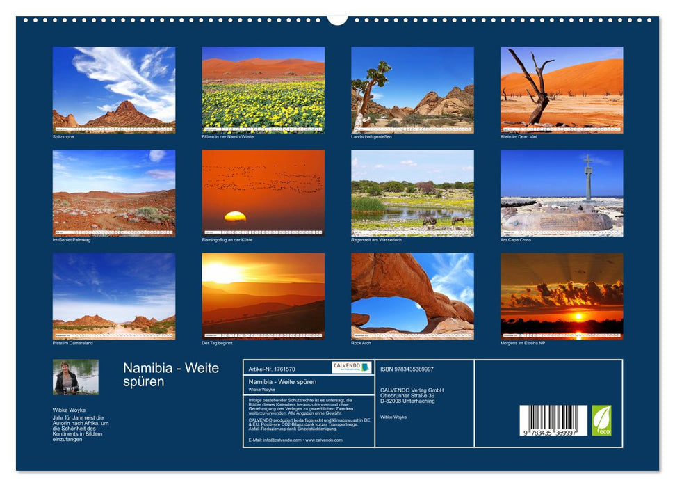 Namibia - Weite spüren (CALVENDO Premium Wandkalender 2025)