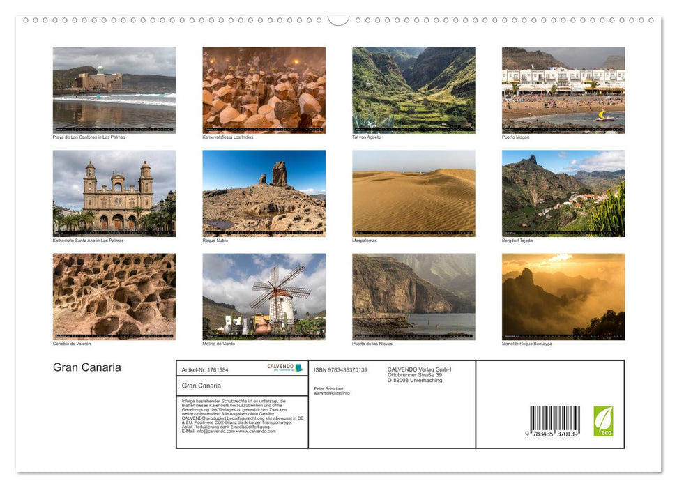 Gran Canaria (CALVENDO Premium Wandkalender 2025)