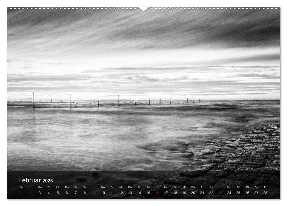 Wangerooge Noir (CALVENDO Wandkalender 2025)