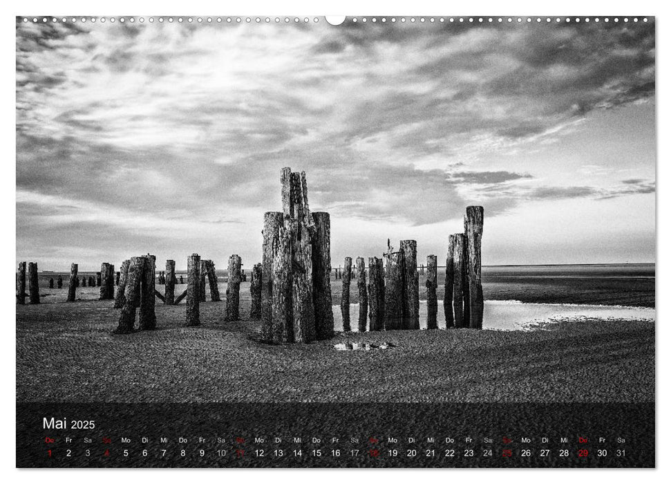 Wangerooge Noir (CALVENDO Wandkalender 2025)